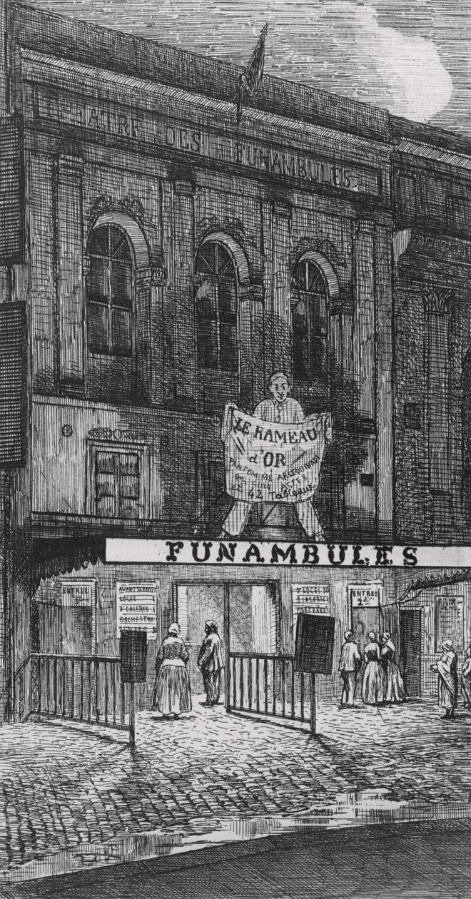 Theatre des Funambules, Boulevard du Temple, Paris, 1862 by French School