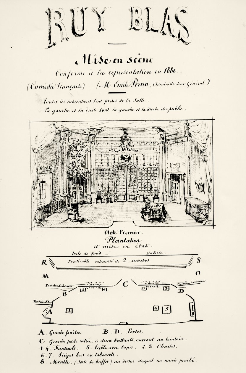 Victor Hugo (1802-85), 1880 tarafından Ruy Blas