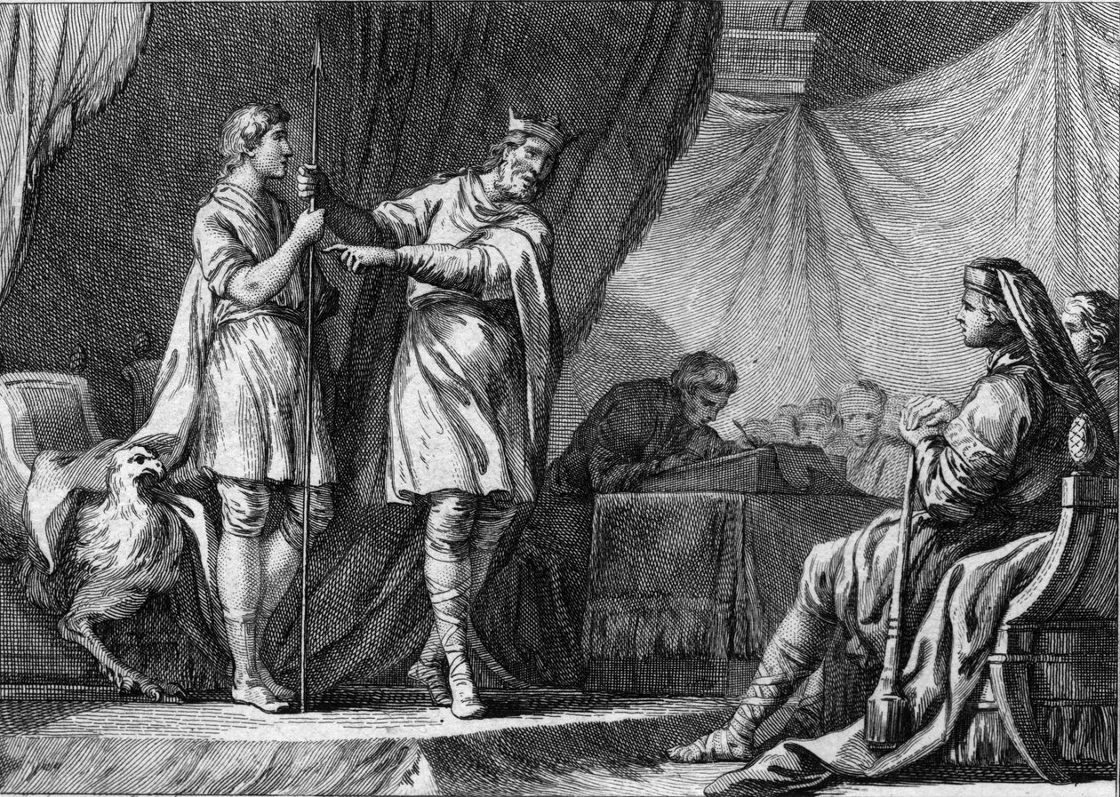 Austrasia kralı Thibaut I (Theodebald, yaklaşık 535-555), Bizans imparatoru Justinian