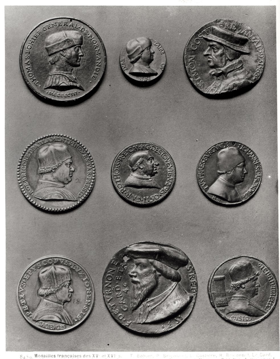 Thomas Bohier, 1513, Pierre Briconnet, Simon Costieres, Robert Briconnet, Kardinal Guillaume dEstouteville (c.1403-83), Jean Carondelet (1468-1545), Pierre de Sacierges, Kardinal F. de Tournon, 1535, by French School