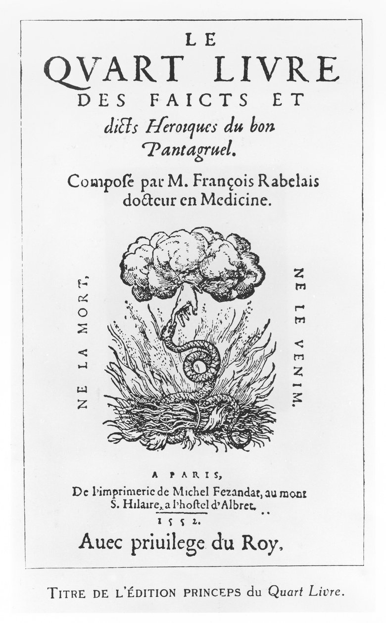 François Rabelais tarafından yazılan 