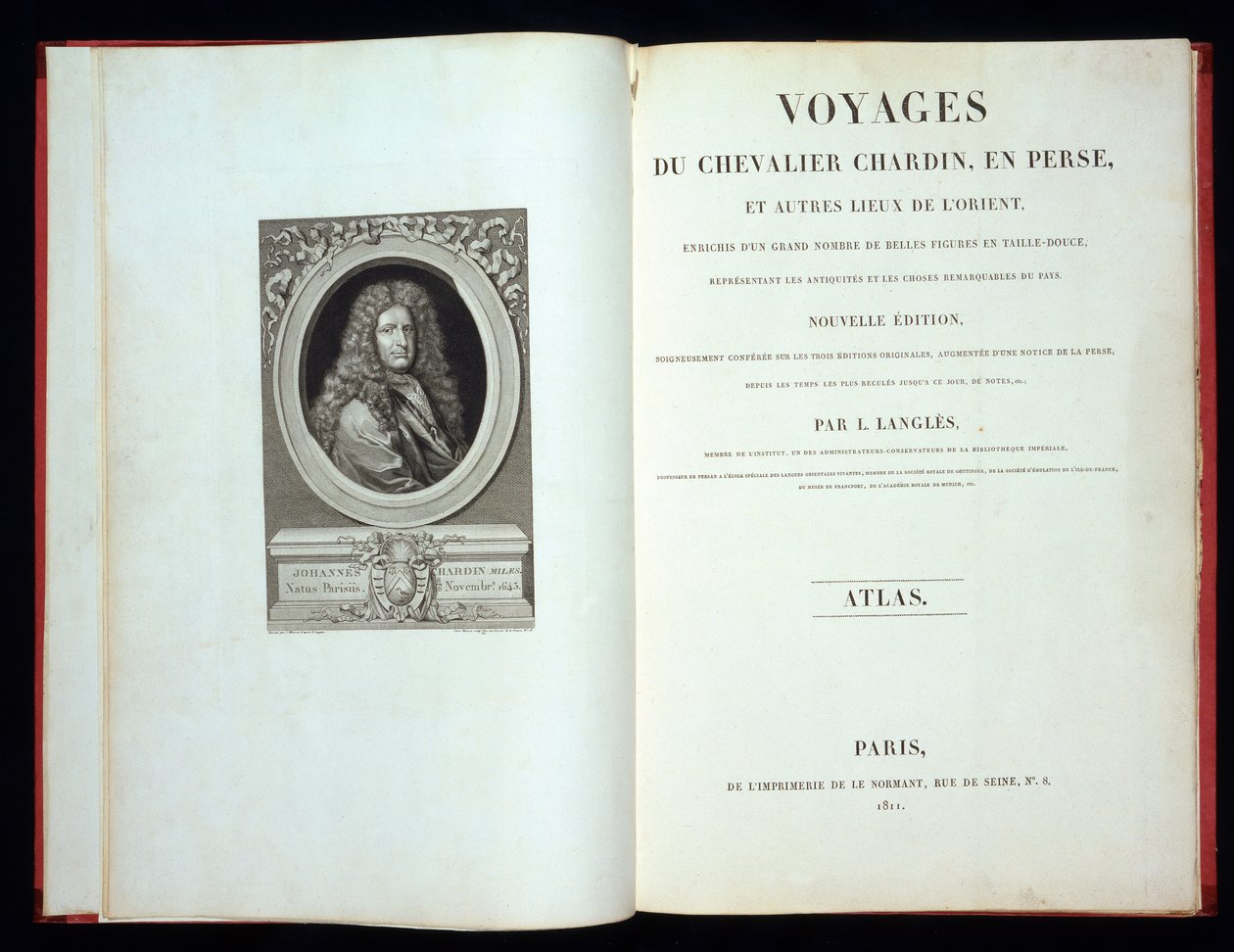 Voyages du Chevalier Chardin en Perse