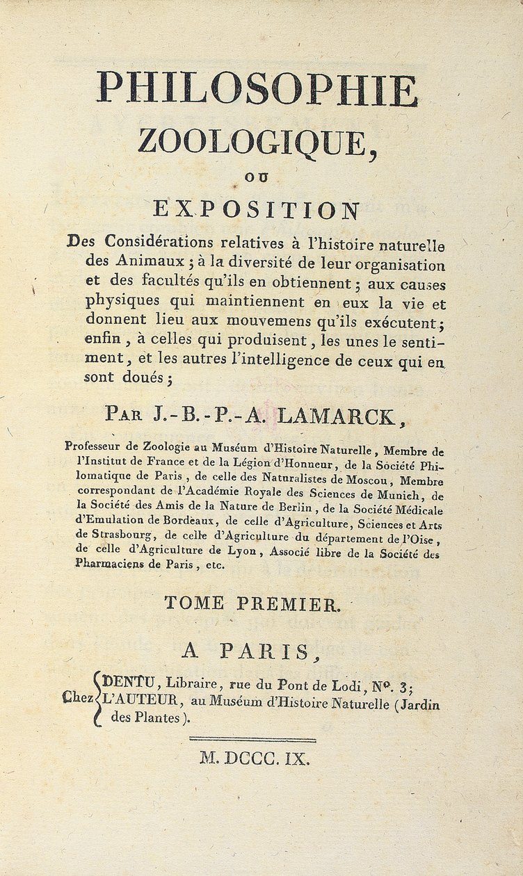 Jean-Baptiste Lamarck