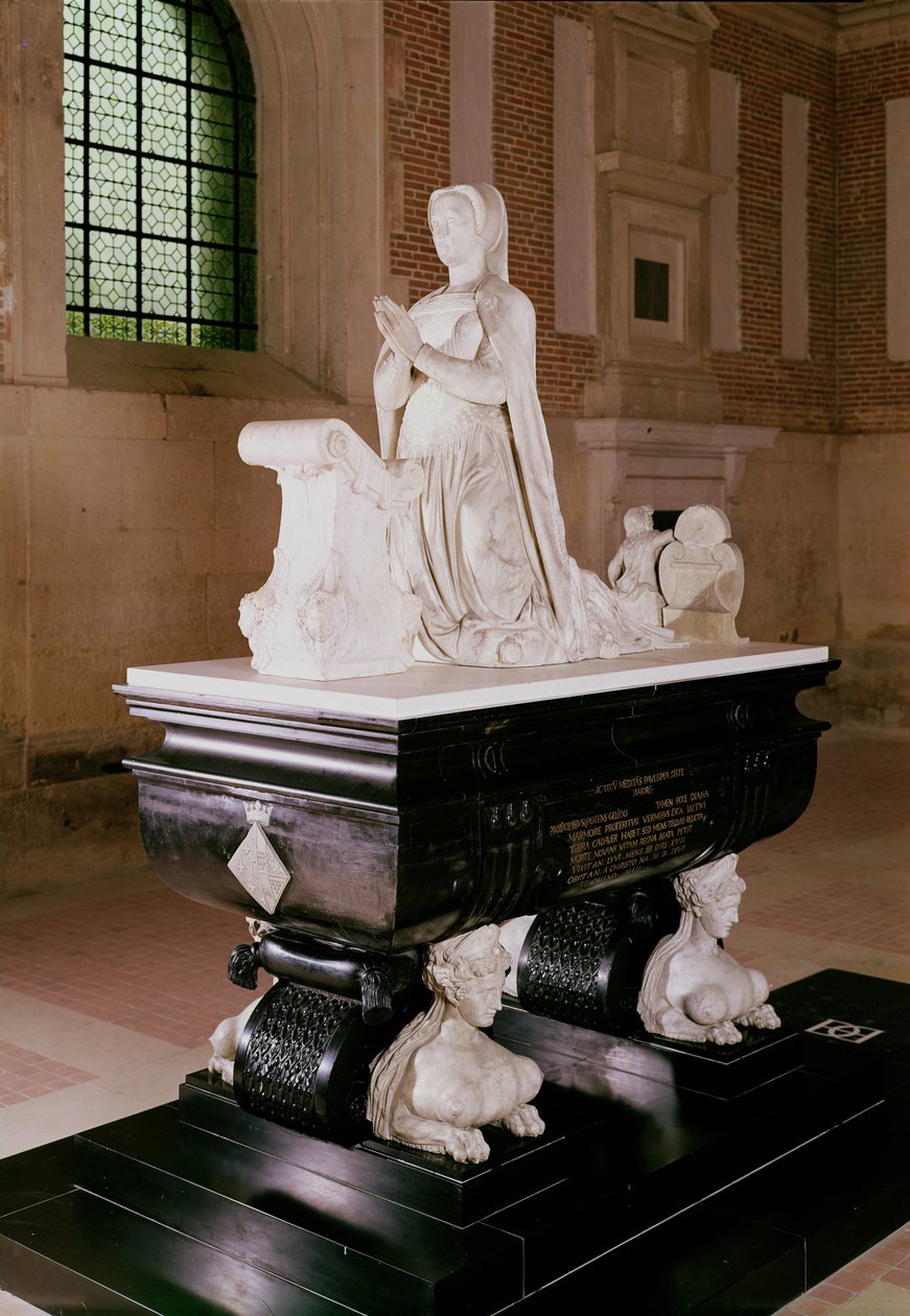 Diane de Poitiers Mezarı (1499-1566) (mermer) by French School