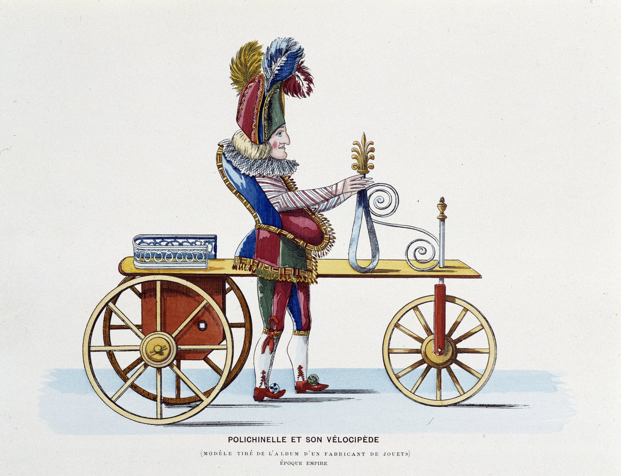 İlk İmparatorluğun Oyuncağı: Polichinelle ve velocipede by French School