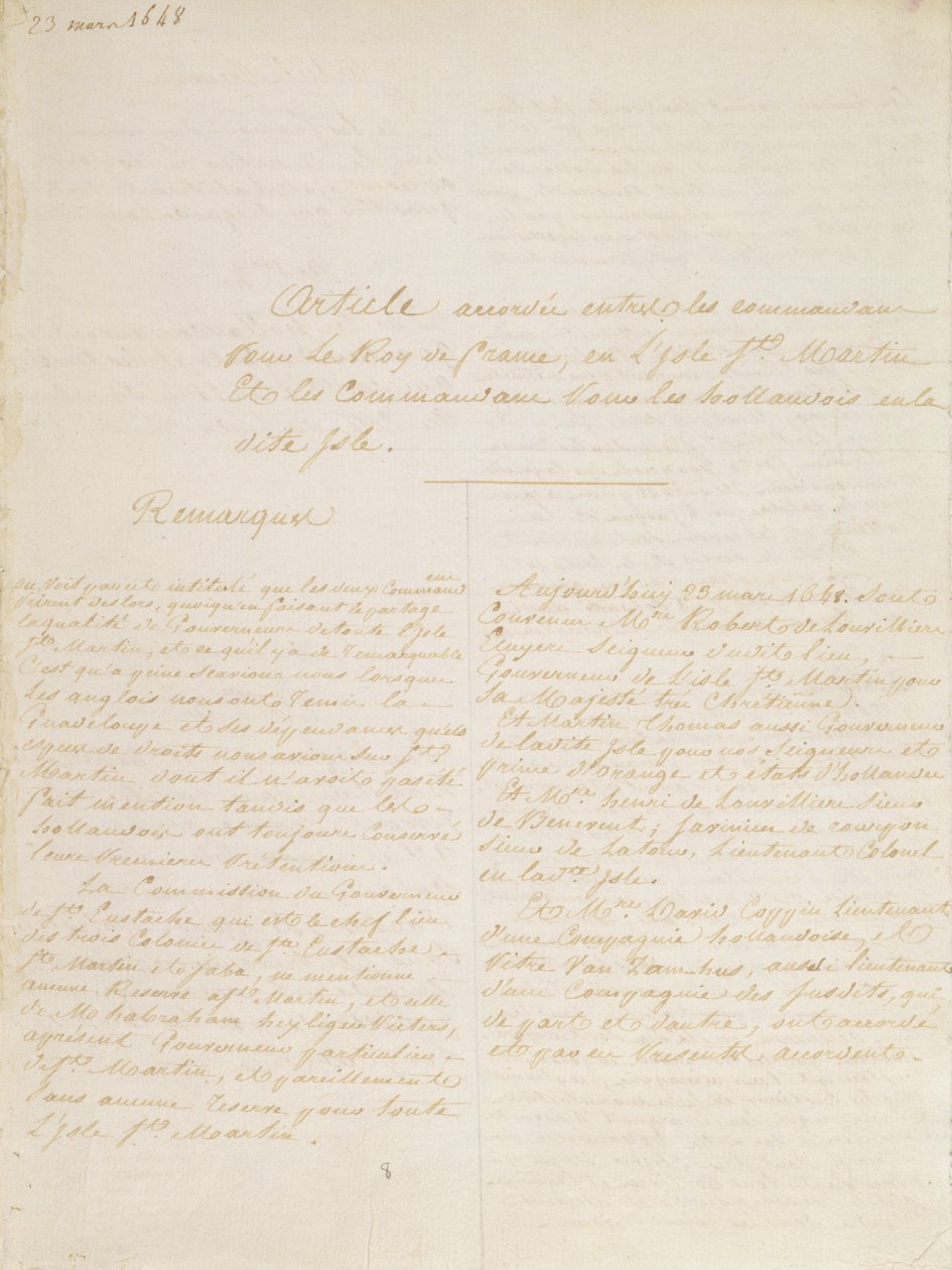 Concordia Antlaşması, 23 Mart 1648 by French School