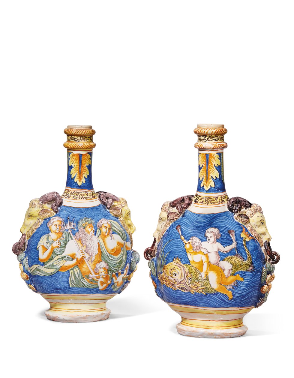 İki Su Kabağı, Nevers, c.1680-1700 by French School