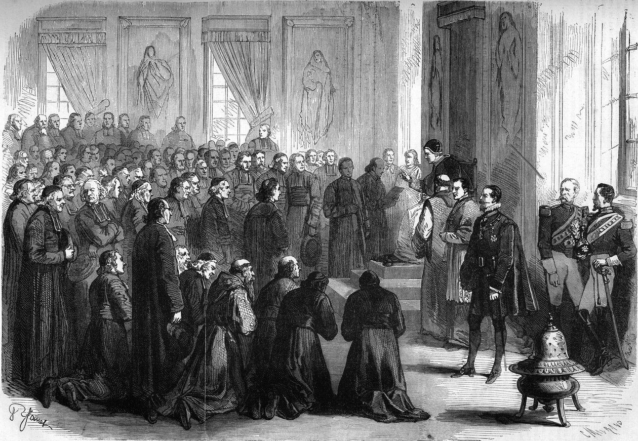 Vatikan Konseyi I (1869-1870): Papa IX. by French School