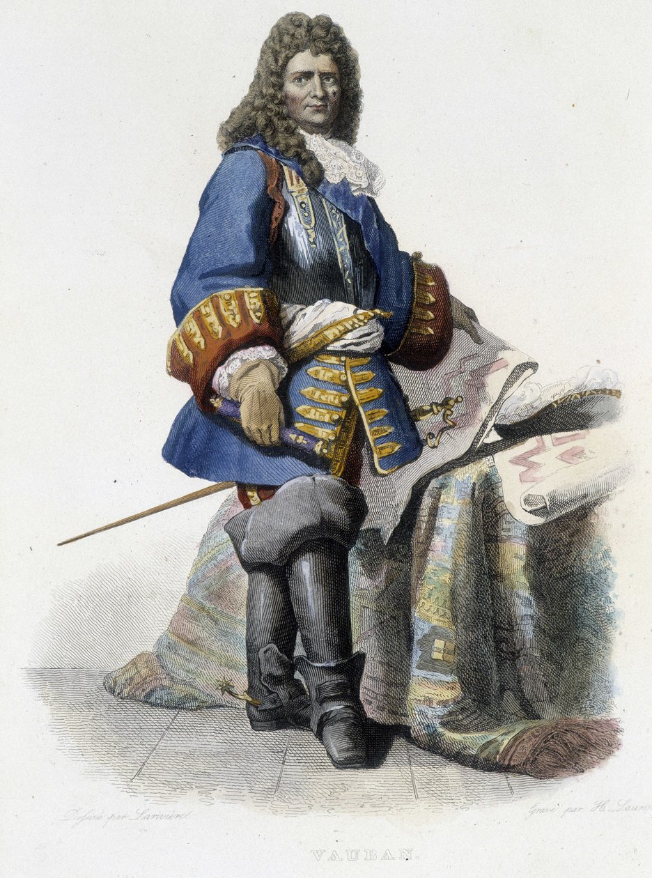 Vauban - “” Le Plutarque Français ””de, ed. Menneçet by French School