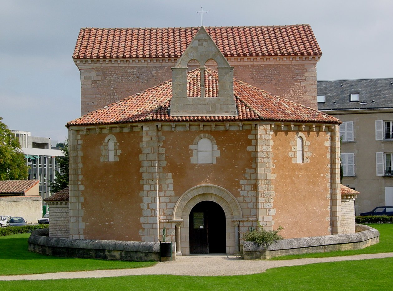 St. Jean Vaftizhanesinin Görünümü by French School
