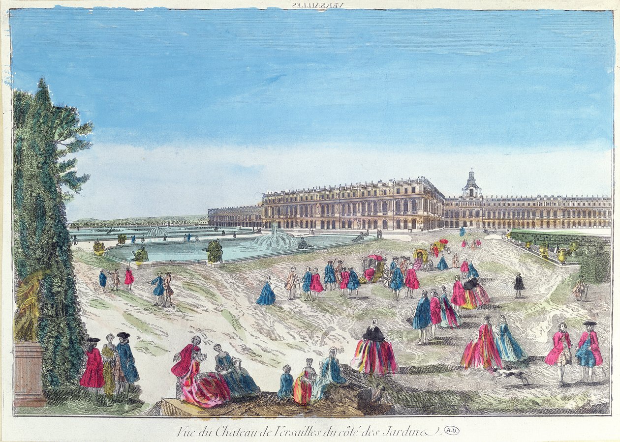Bahçeden Chateau de Versailles