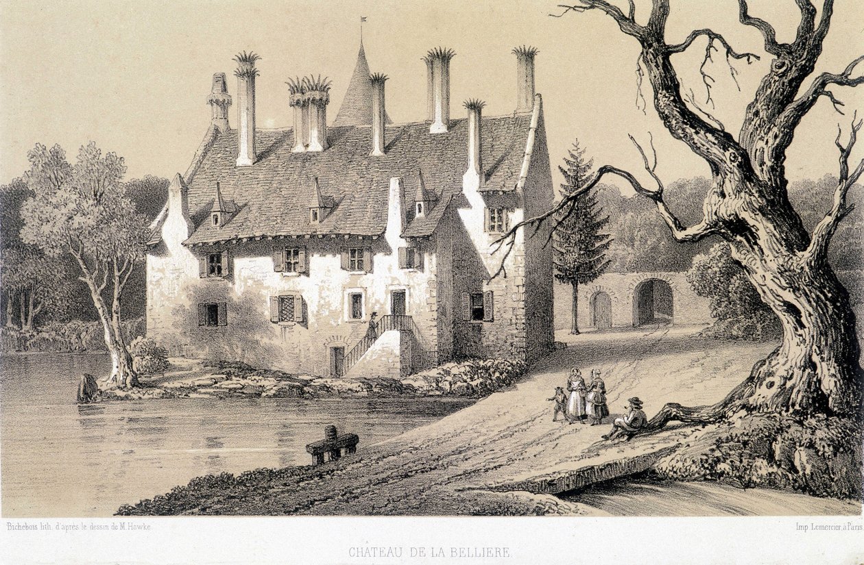 13. ve 14. yüzyılda inşa edilen Chateau de la Belliere