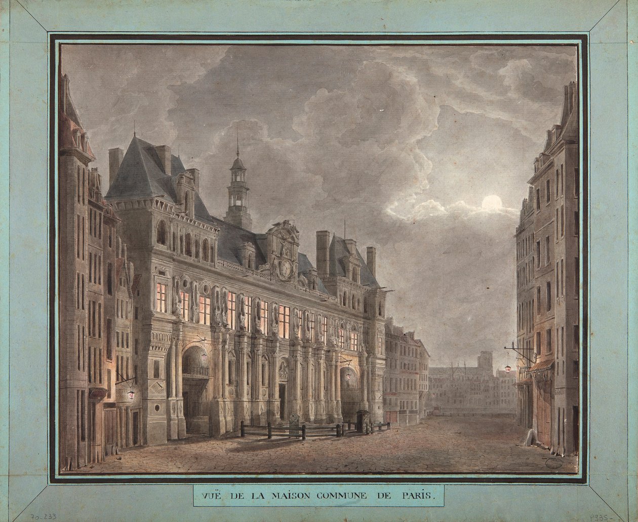 1790-95 yılları arasında Paris Maison Komünü