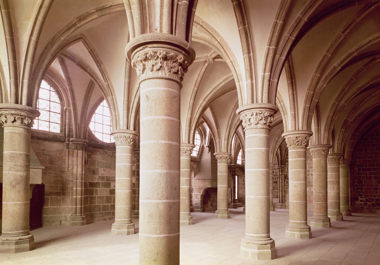 Eskiden scriptorium olan Salle des Chevaliers