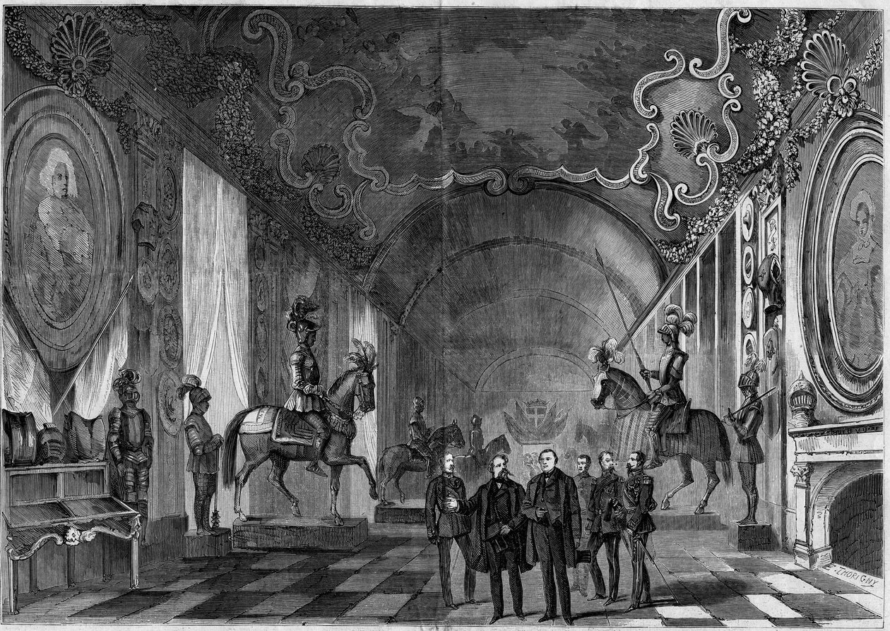 Kral Victor Emmanuel II (Vittorio Emanuele) (Victor-Emmanuel) (1820-1878) ve Prens Napolyon