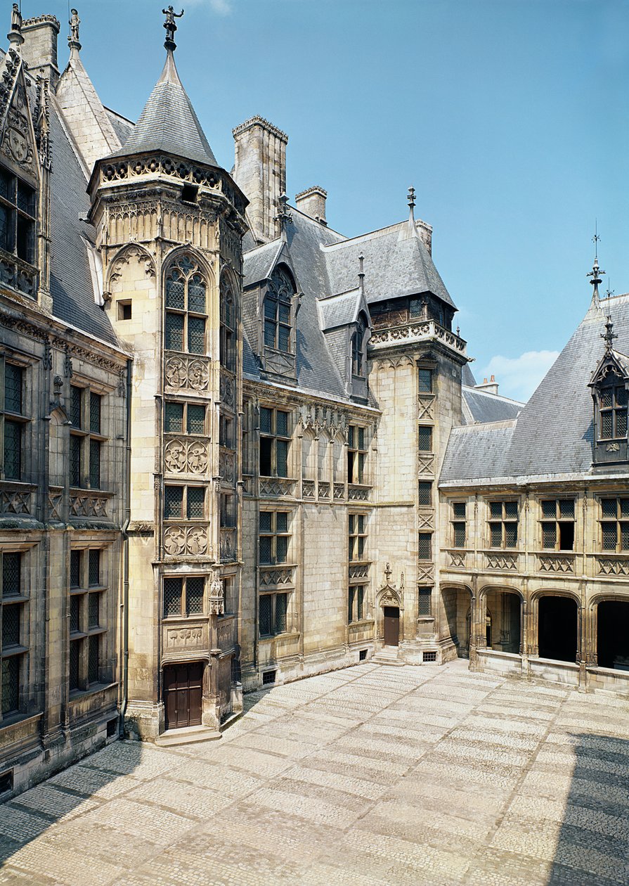 İç avludan görünüm, 1443-51 by French School
