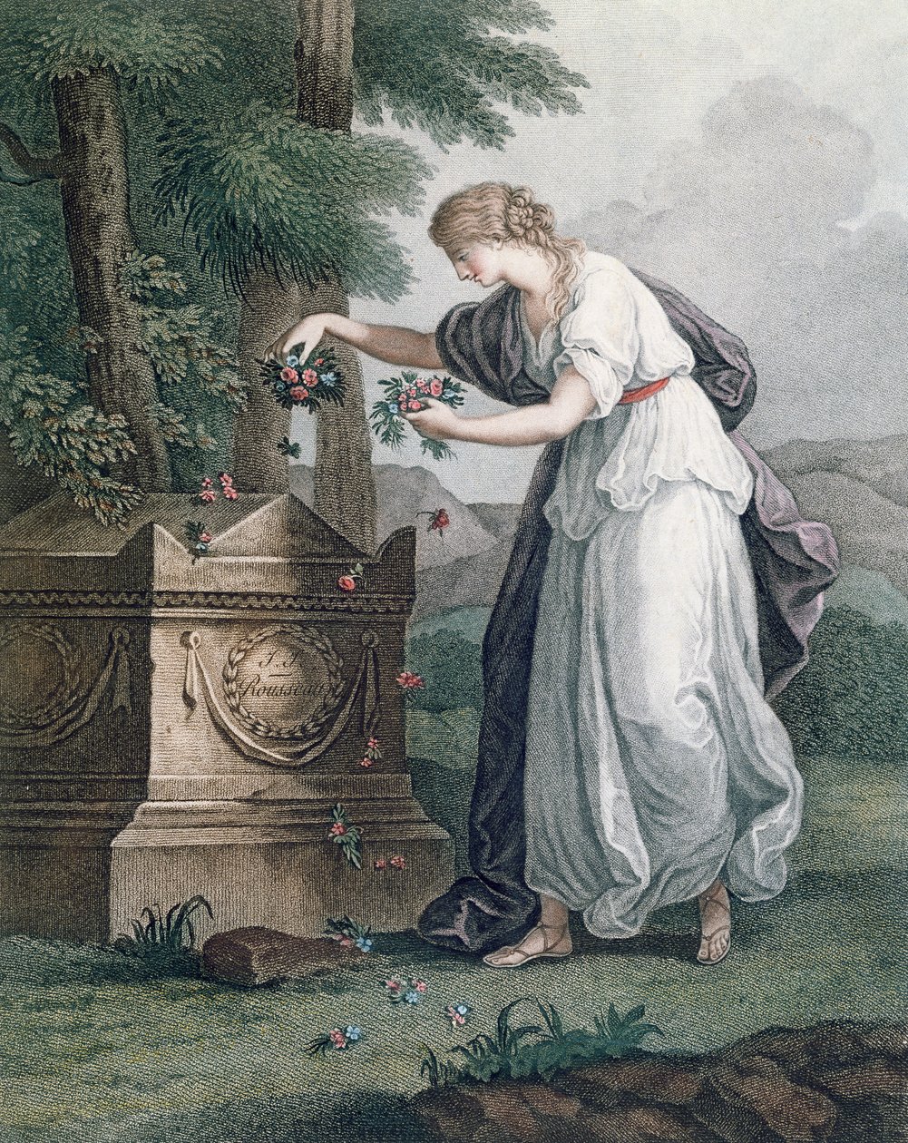 Ermenonville (Tombeau de Jean Jacques Rousseau), Rousseaus Tomb