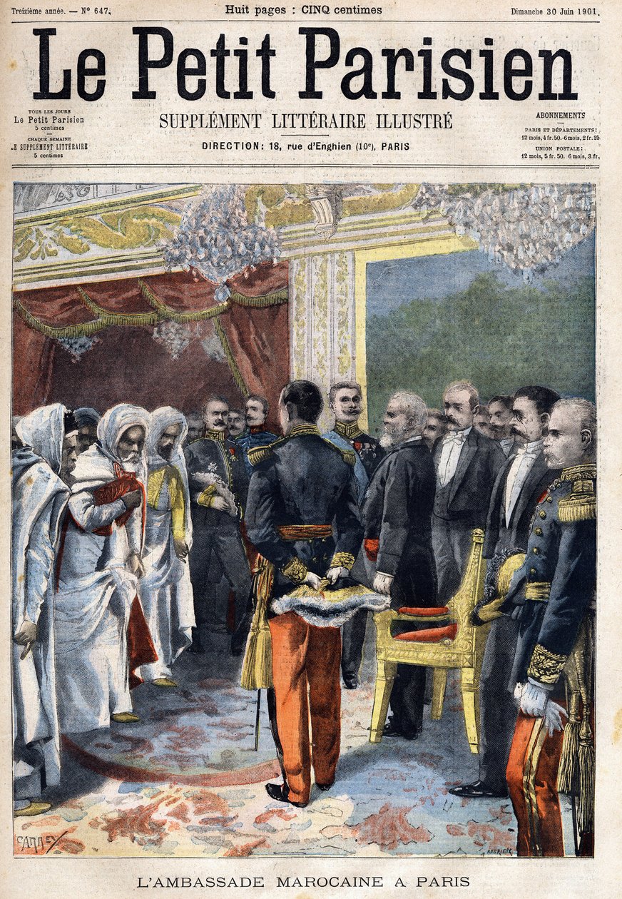 Fransa Cumhurbaşkanı Emile Loubet (1838-1929) tarafından Paris