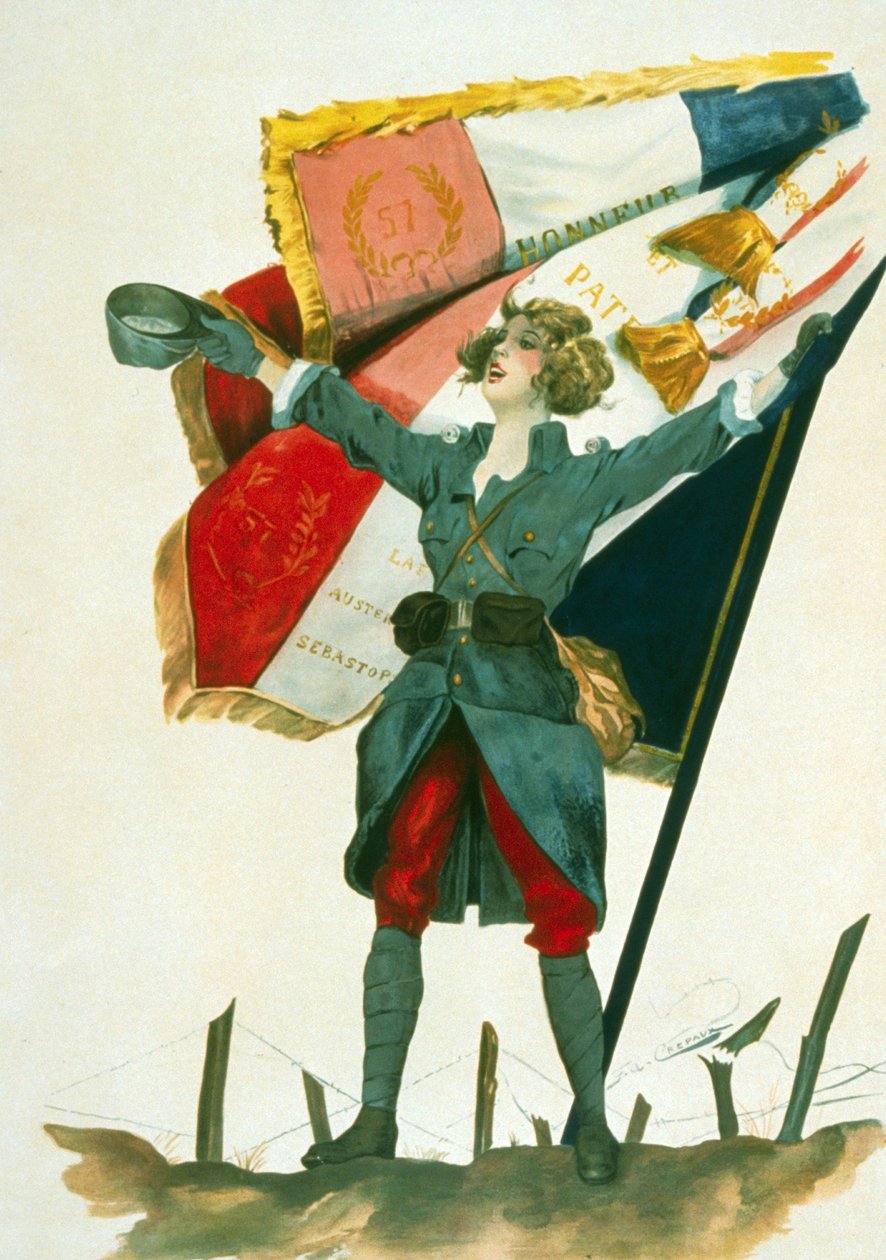 Vive la France, bar. 1918. by French School