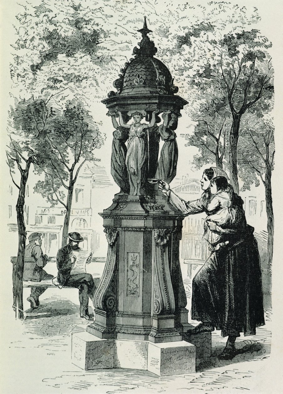 Wallace Çeşmesi, 1872 by French School