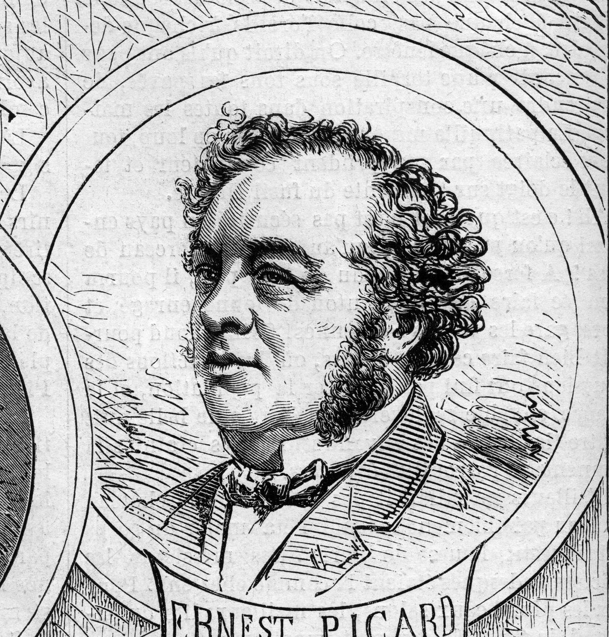 1870 Savaşı - Ulusal Savunma Hükümeti: 1870 geçici hükümetinin üyesi Ernest Picard