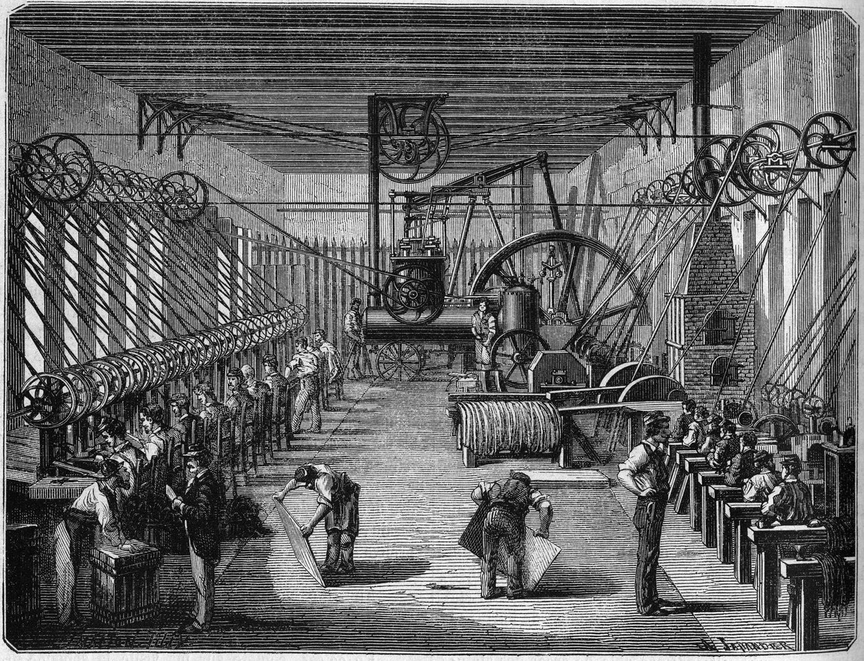 1870 Savaşı: Patlayıcı kapsül üretim tesisi (kapsül). Bayonne, Pireneler Atlantique (64) by French School