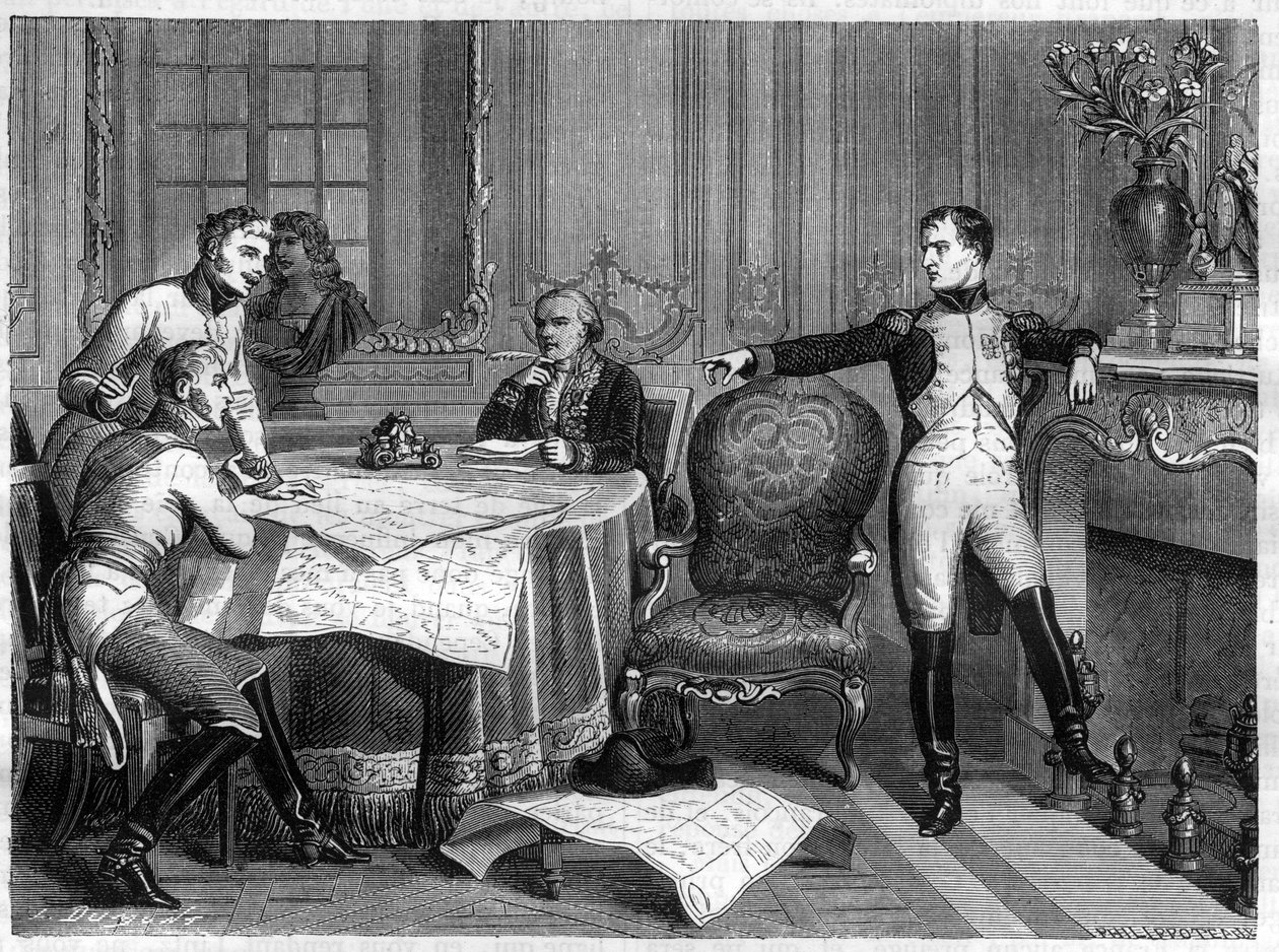 Beşinci Koalisyon Savaşı 1809 - Schonbrunn Antlaşması, 14 Ekim by French School