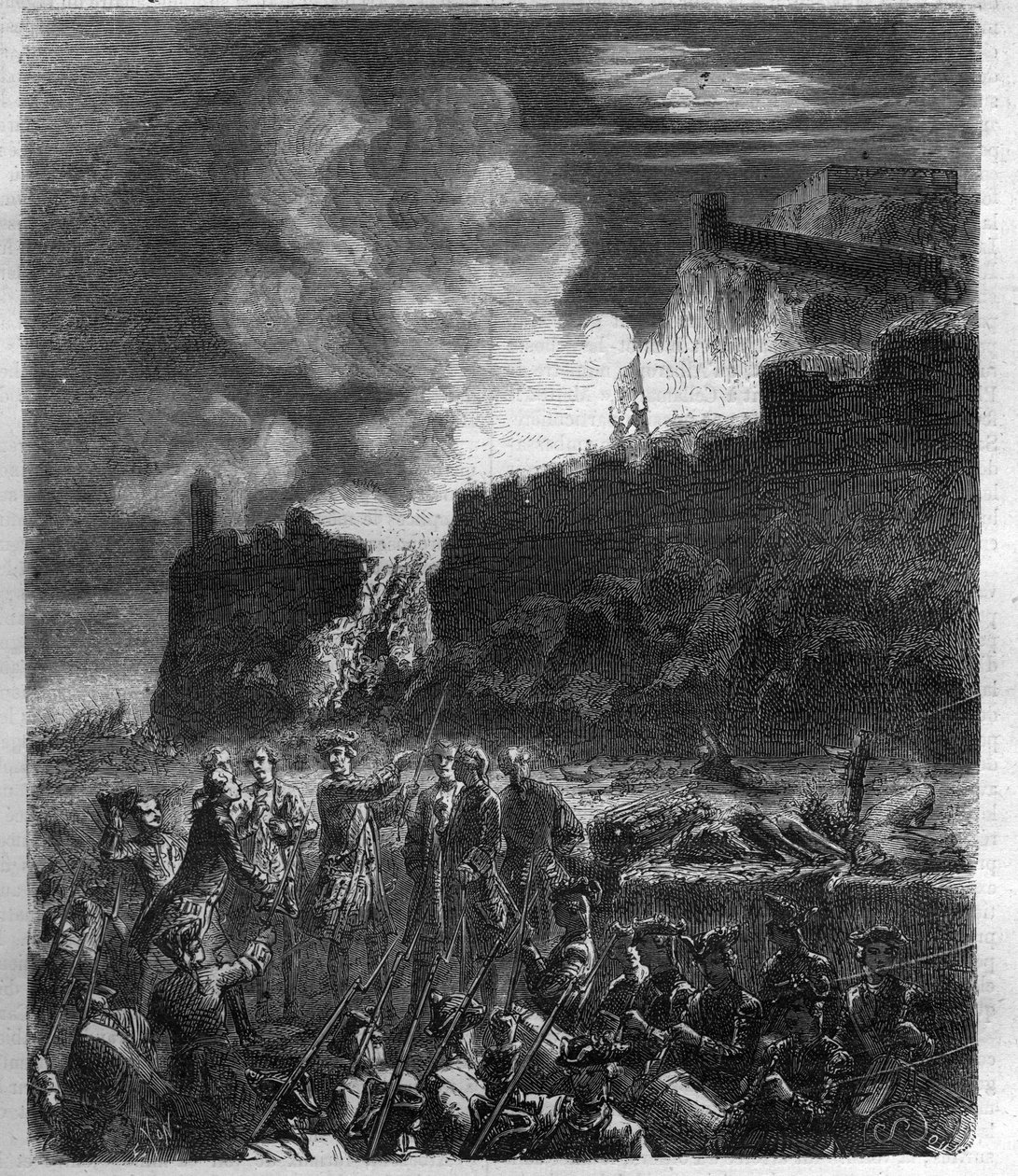 İspanya Veraset Savaşı (1701-1714), Fransa ile müttefiki İspanya ve Avrupa ülkeleri koalisyonu arasında. Maurice Lachatre