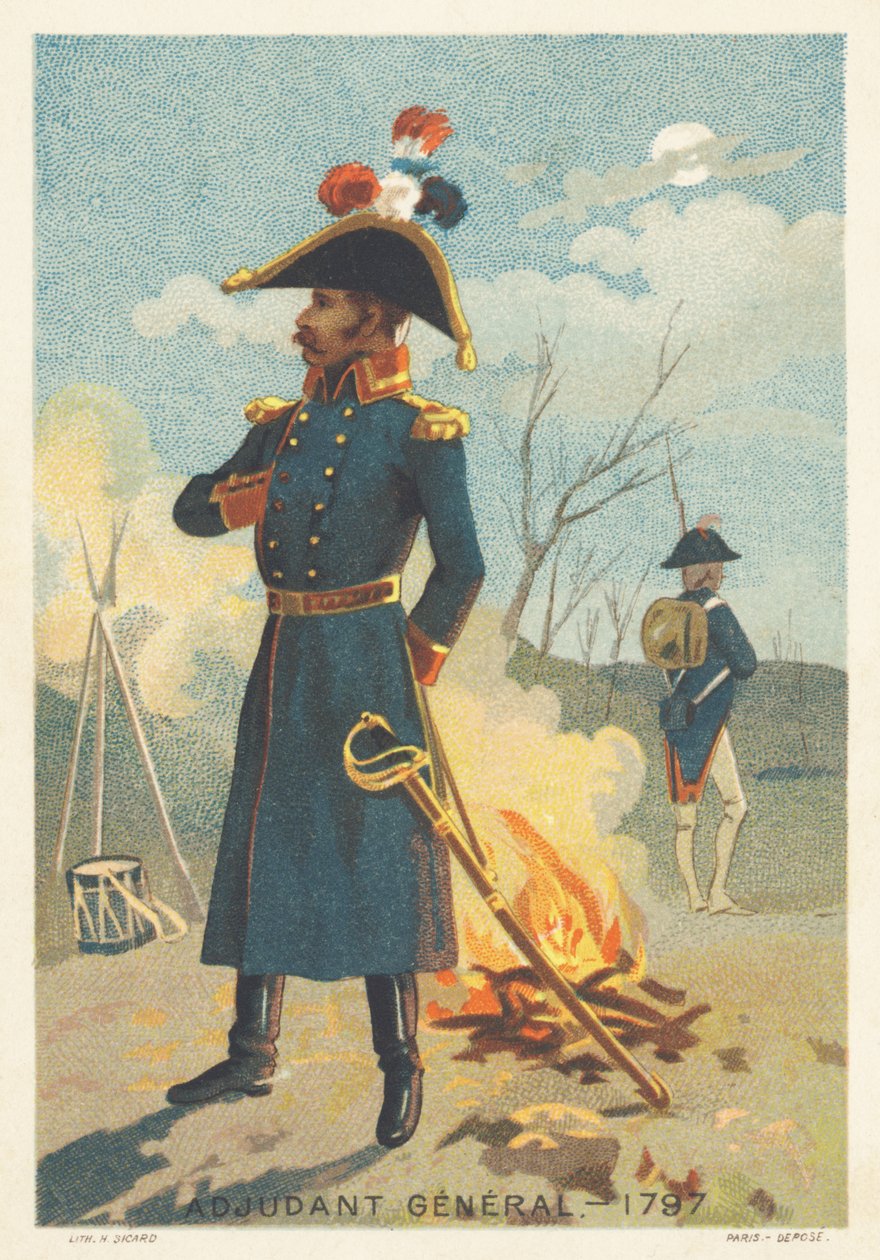 1797 yılında Asteğmen General by French School