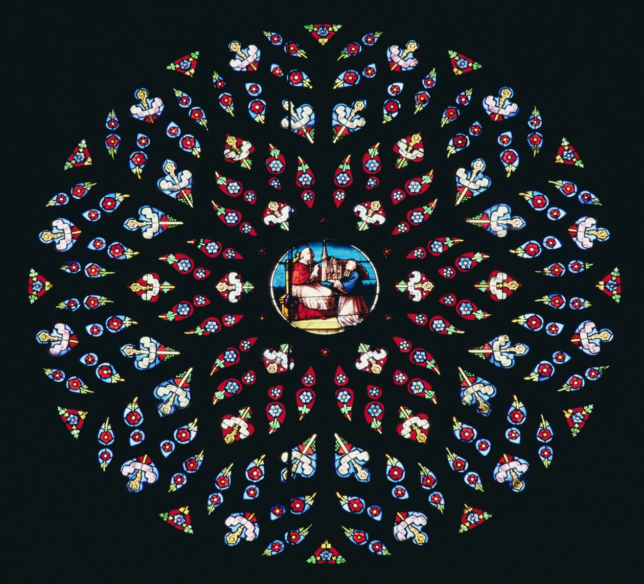 Batı gül penceresi, c.1535 by French School
