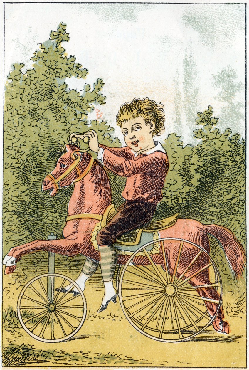 Atı oynarken U U U U U U U U DA DA - “Alphabet des petits savant”ta, 19. yüzyılın sonlarında (kromolitograf) deriz. by French School