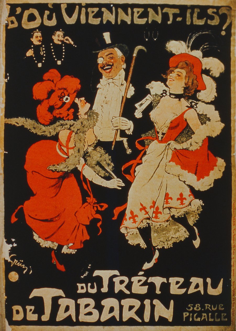 Onlar nereli? Treteau de Tabarin, Pigalle, Paris