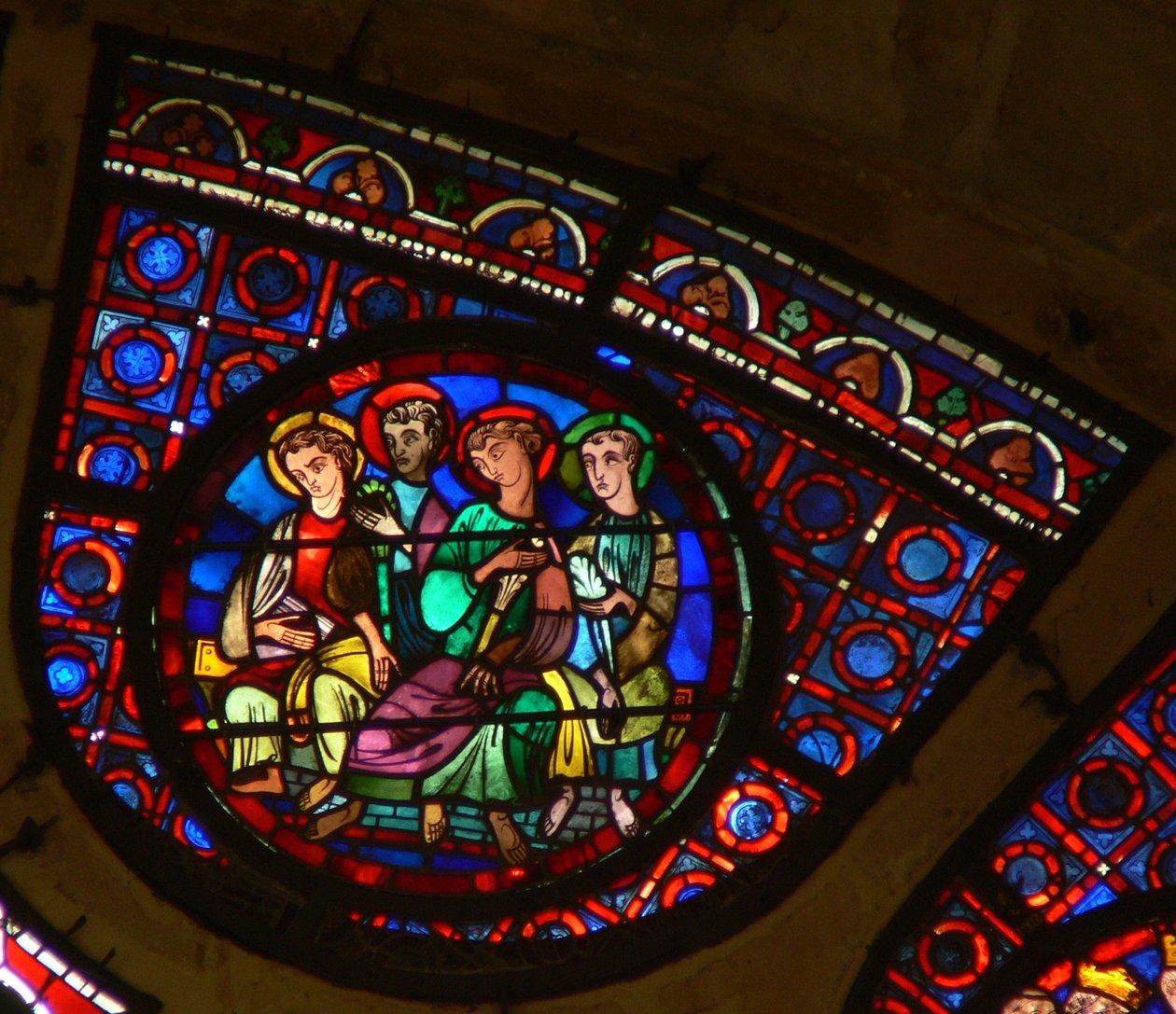 Dört Havariyi gösteren Ww Penceresi by French School