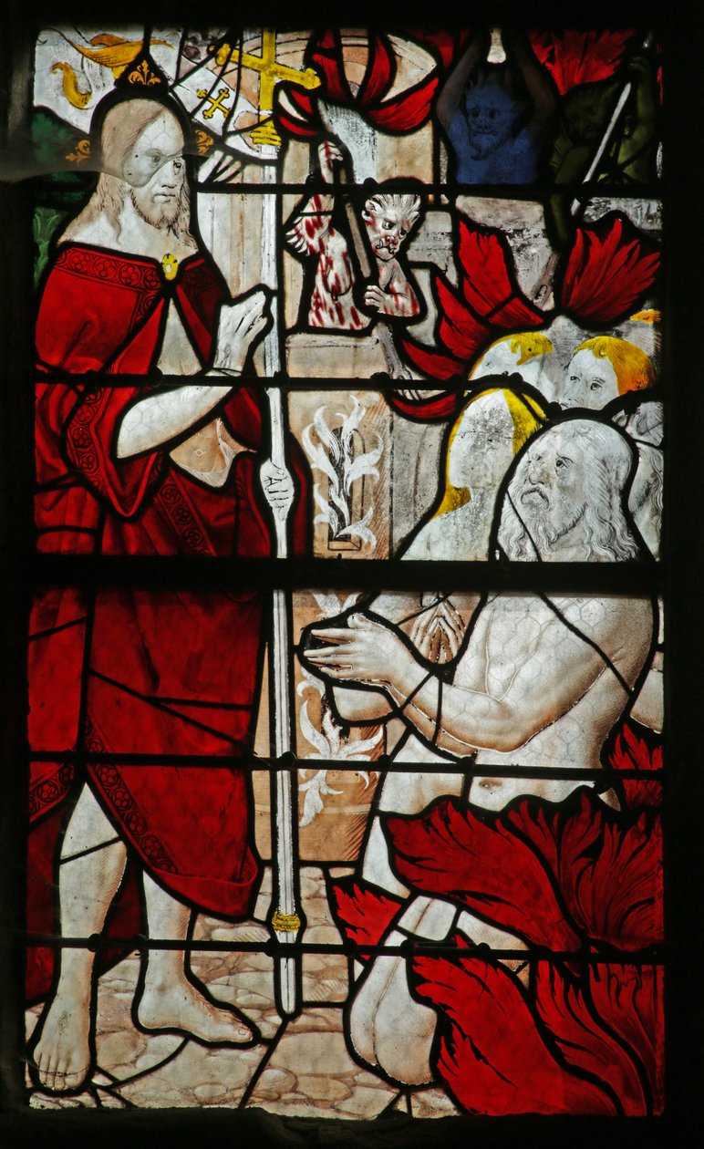 Cehennem Tırmıkını gösteren pencere, 1505-10 by French School