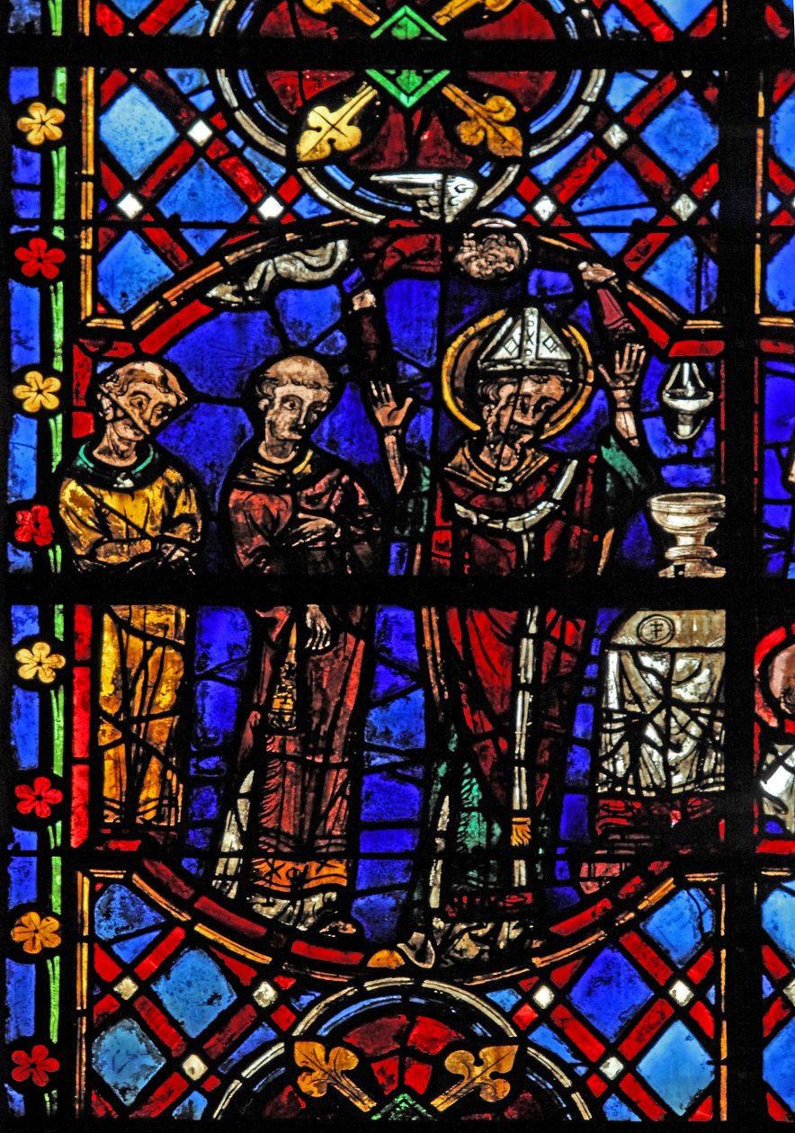 St Martin Kütlesini gösteren w08 penceresi by French School