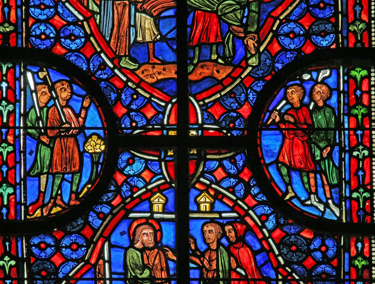 St Andrew penceresindeki arka planı ve tasarımı gösteren w11 penceresi by French School
