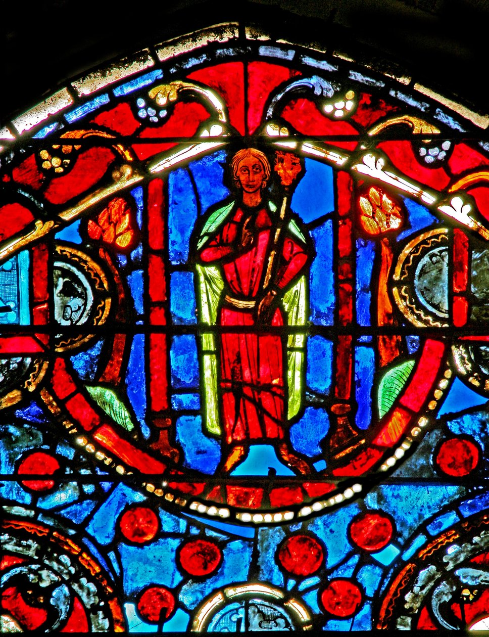 Prodigal Son hikayesinden bir sahneyi gösteren w12 penceresi: babası? by French School