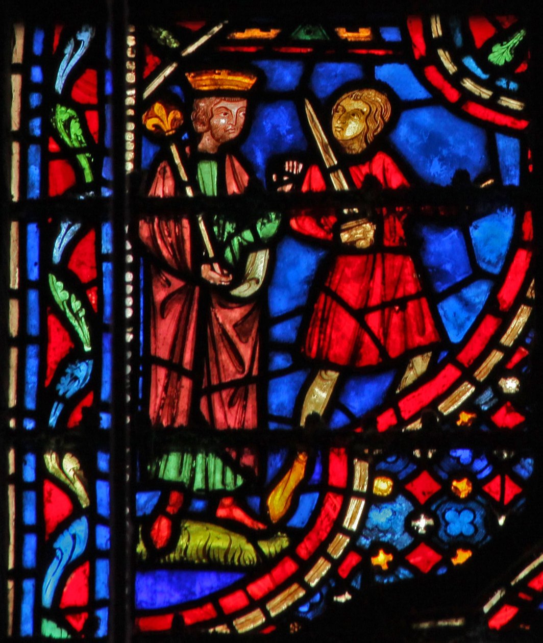 Pencere w14 David, Bathsheba