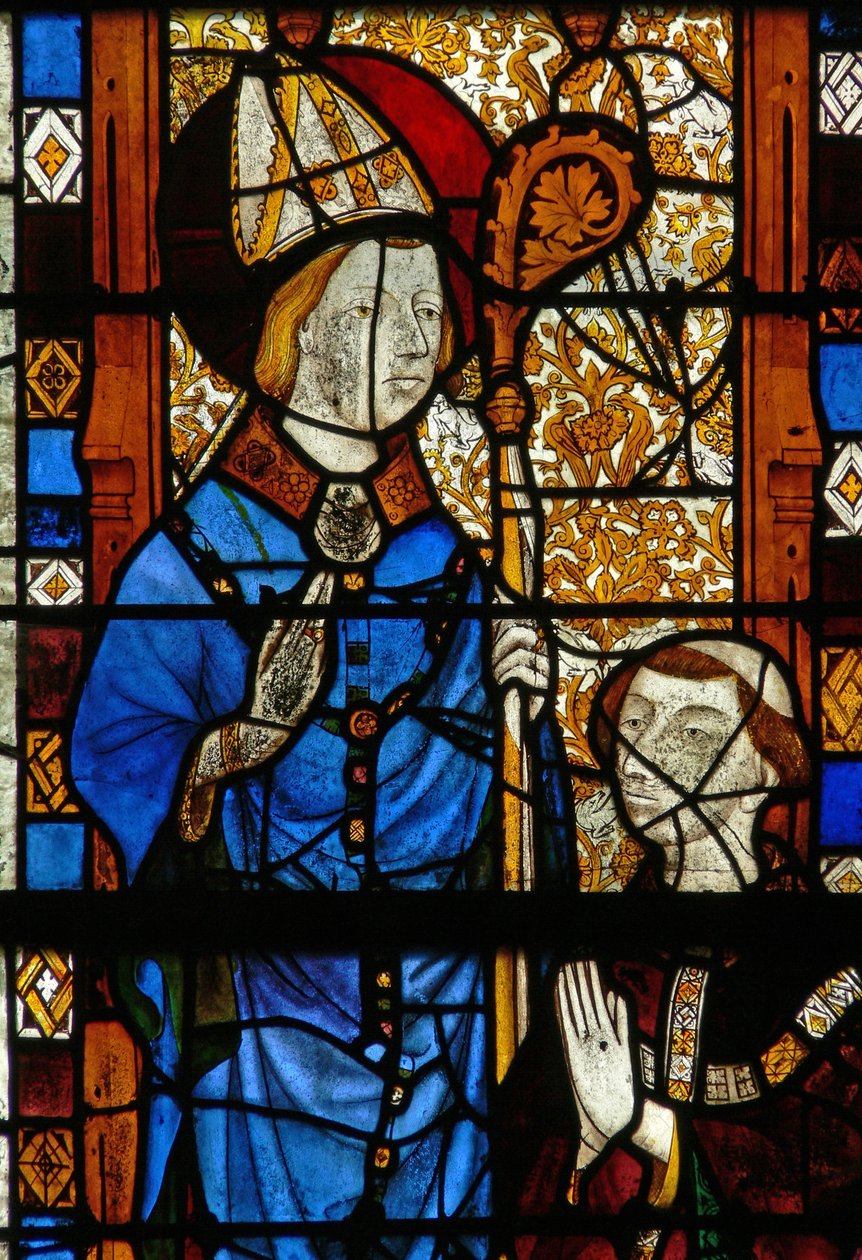 St Nicholas ve bağışçı Oudin de Troyes