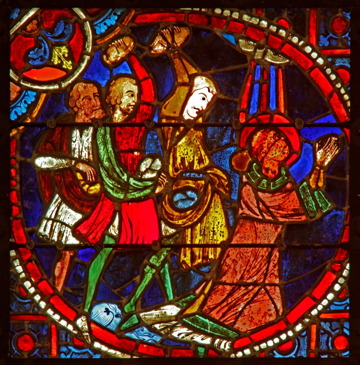 St Stephens şehitliğini gösteren w1 penceresi by French School