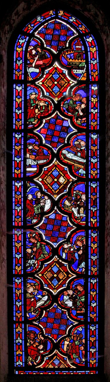 Mary ve Martha hikayesinden bir sahne ile St Mary Magdalene