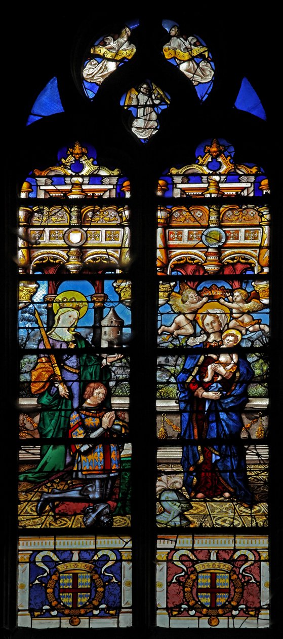 St Barbara ve bağışçı Jean de Montmorency