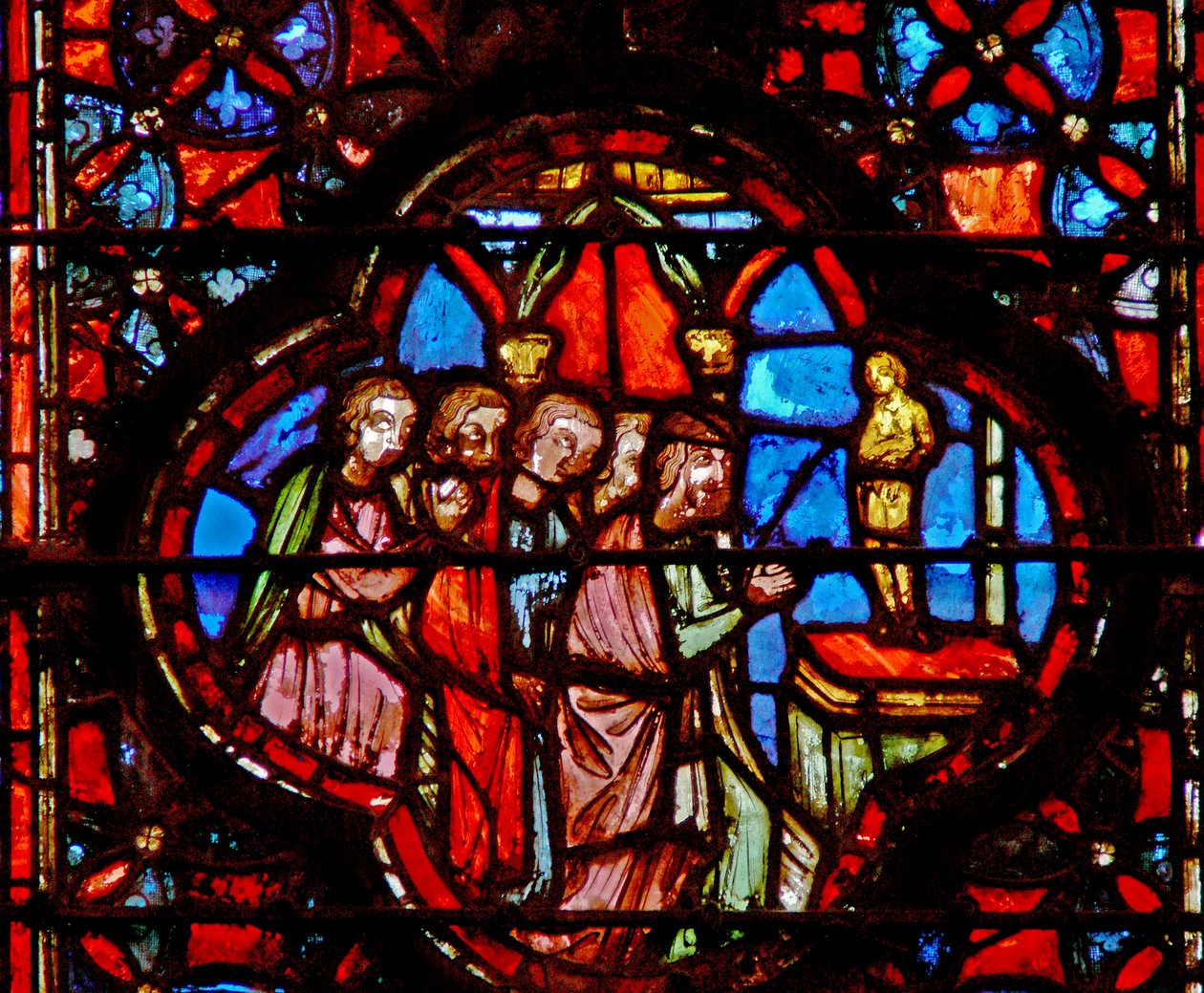 Pencere w4 Yahudilerin Putperestliği Tesniye XII ve XIII by French School