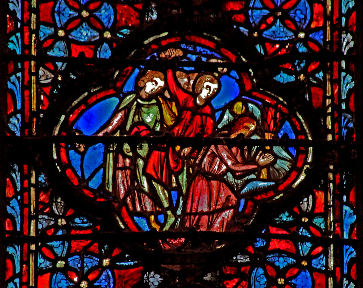 Pencere w4 Achan'ın Cezası ve ailesi Josh VII 20-26 by French School