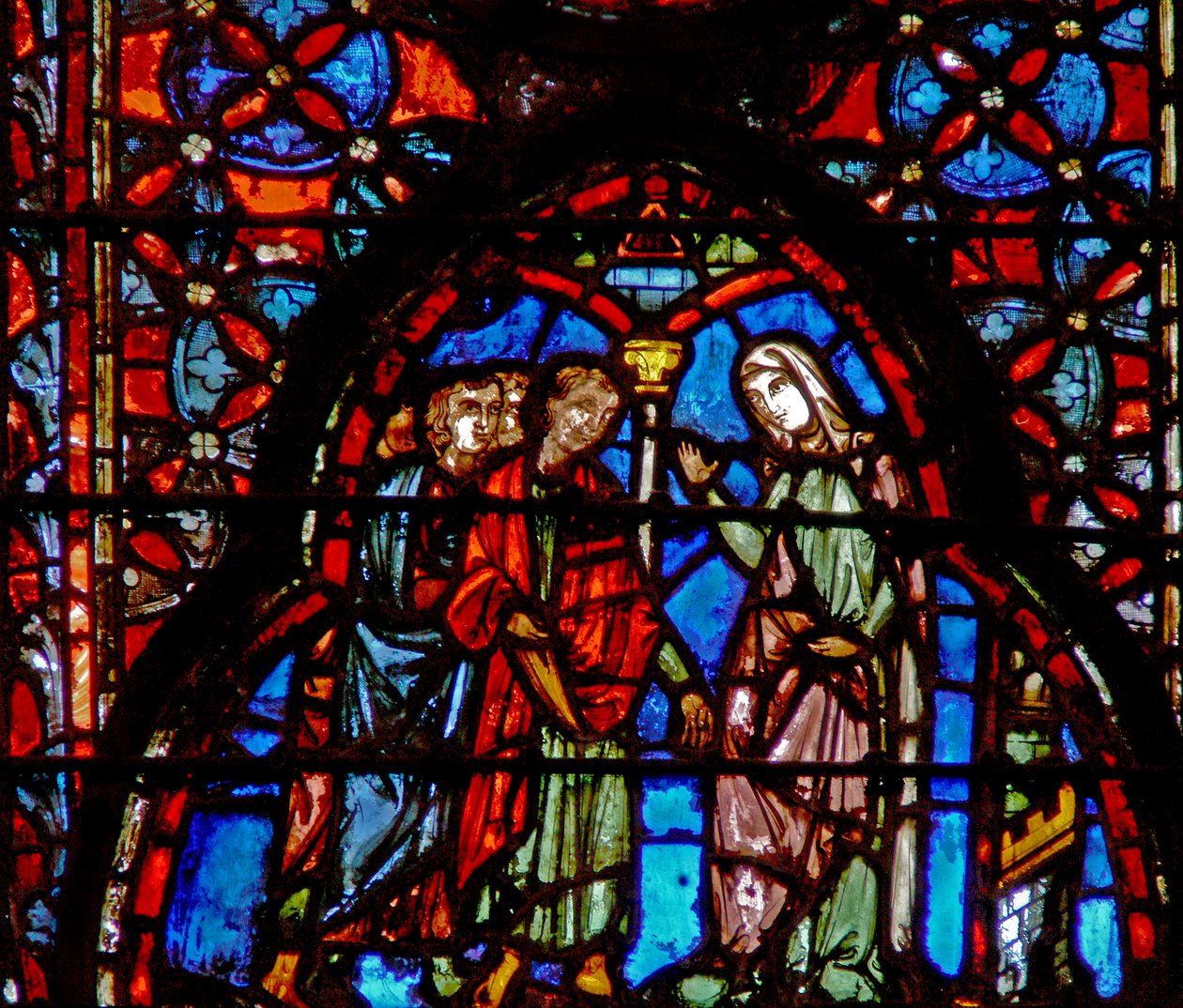Pencere w4 fahişe Rahab ile casuslar Josh II by French School