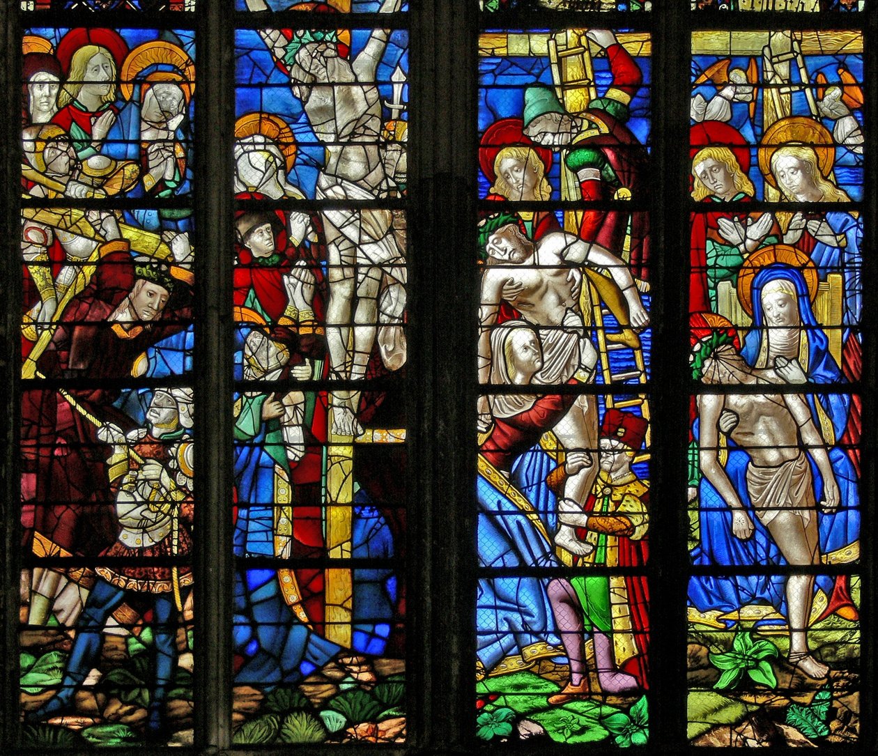 Via Crucis, Çarmıha Gerilme, Biriktirme ve Pieta