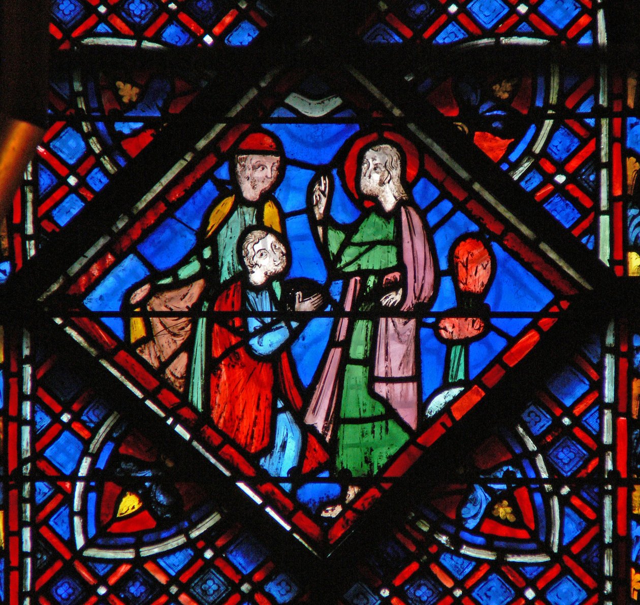 Window w9L Vaftizci Yahya: vaaz etme ve kutsama by French School