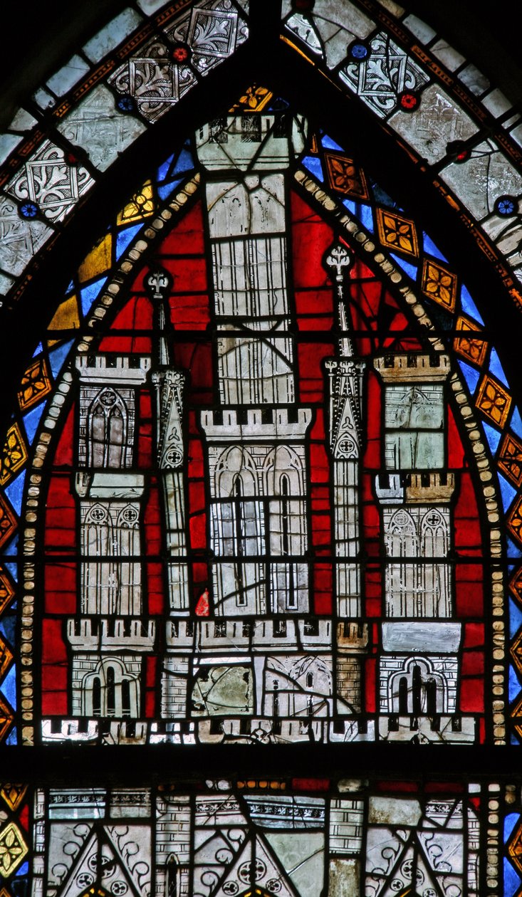 Bir gölgelik gösteren w9 penceresi by French School