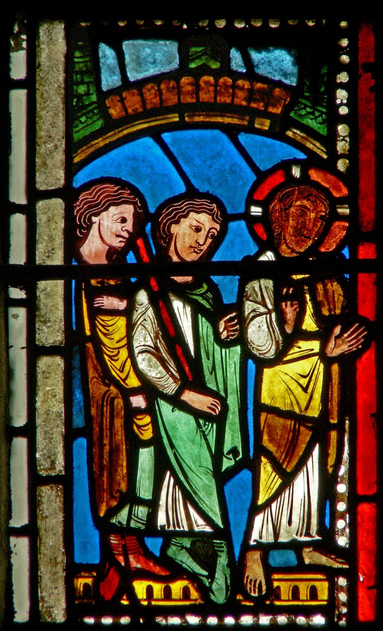 Bir Diriliş sahnesini gösteren wXV penceresi: Emmaus