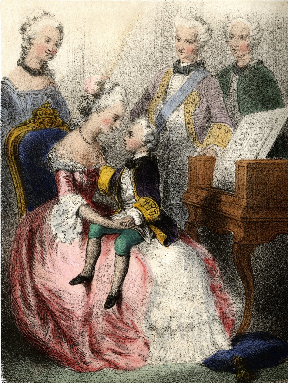 Wolfgang Amadeus Mozart (1756-1791) Avusturyalı Impress Marie-Therese